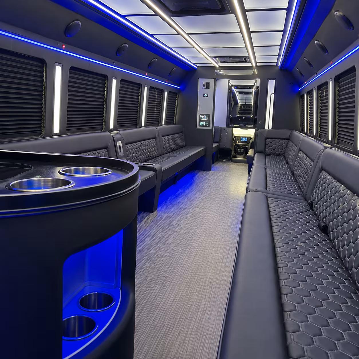 framingham party bus rental interior