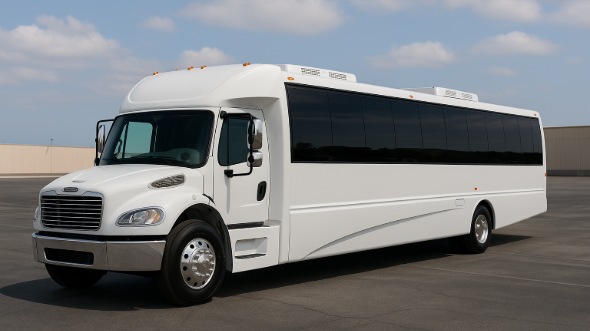 Exterior of Charter Bus Company Framingham's 20 Passenger Mini bus in Framingham