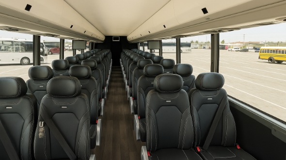 framingham 18 passenger minibus inside