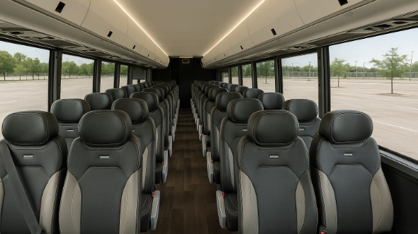 framingham 30 passenger minibus inside