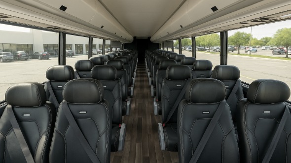 framingham 35 passenger minibus inside