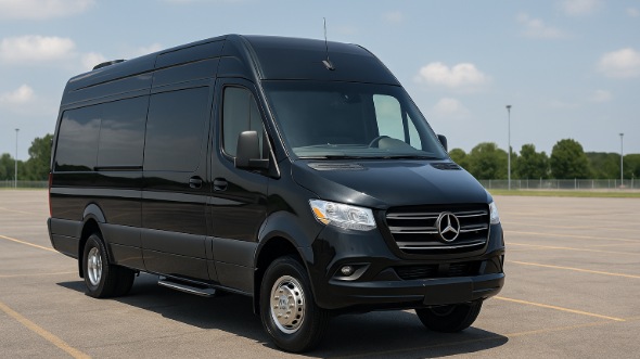 Exterior of Charter Bus Company Framingham's Sprinter Limo in Framingham